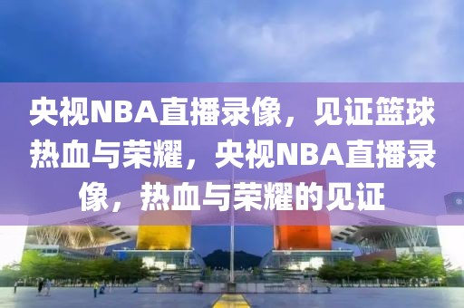 央视NBA直播录像，见证篮球热血与荣耀，央视NBA直播录像，热血与荣耀的见证