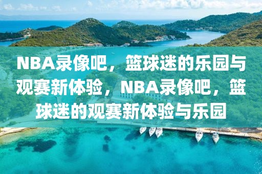 NBA录像吧，篮球迷的乐园与观赛新体验，NBA录像吧，篮球迷的观赛新体验与乐园