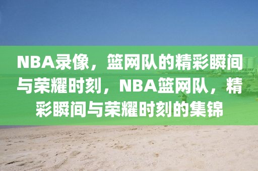 NBA录像，篮网队的精彩瞬间与荣耀时刻，NBA篮网队，精彩瞬间与荣耀时刻的集锦