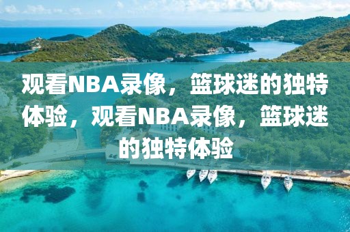 观看NBA录像，篮球迷的独特体验，观看NBA录像，篮球迷的独特体验