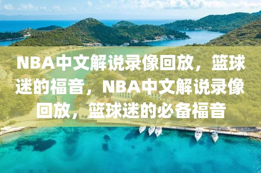 NBA中文解说录像回放，篮球迷的福音，NBA中文解说录像回放，篮球迷的必备福音