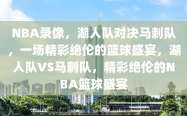 NBA录像，湖人队对决马刺队，一场精彩绝伦的篮球盛宴，湖人队VS马刺队，精彩绝伦的NBA篮球盛宴