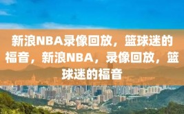 新浪NBA录像回放，篮球迷的福音，新浪NBA，录像回放，篮球迷的福音