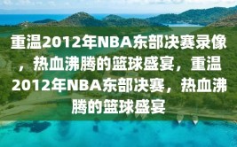 重温2012年NBA东部决赛录像，热血沸腾的篮球盛宴，重温2012年NBA东部决赛，热血沸腾的篮球盛宴