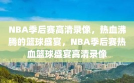 NBA季后赛高清录像，热血沸腾的篮球盛宴，NBA季后赛热血篮球盛宴高清录像