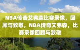 NBA传奇艾弗森比赛录像，回顾与致敬，NBA传奇艾弗森，比赛录像回顾与致敬