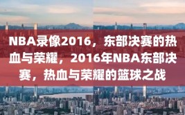 NBA录像2016，东部决赛的热血与荣耀，2016年NBA东部决赛，热血与荣耀的篮球之战