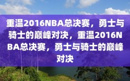 重温2016NBA总决赛，勇士与骑士的巅峰对决，重温2016NBA总决赛，勇士与骑士的巅峰对决