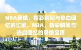 NBA录像，精彩瞬间与热血回忆的汇聚，NBA，精彩瞬间与热血回忆的录像宝库