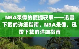 NBA录像的便捷获取——迅雷下载的详细指南，NBA录像，迅雷下载的详细指南