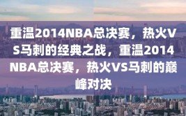 重温2014NBA总决赛，热火VS马刺的经典之战，重温2014NBA总决赛，热火VS马刺的巅峰对决