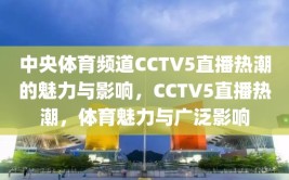 中央体育频道CCTV5直播热潮的魅力与影响，CCTV5直播热潮，体育魅力与广泛影响