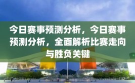 今日赛事预测分析，今日赛事预测分析，全面解析比赛走向与胜负关键