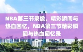 NBA第三节录像，精彩瞬间与热血回忆，NBA第三节精彩瞬间与热血回忆录