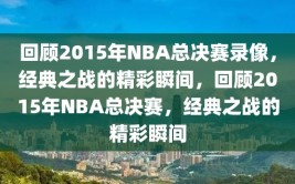 回顾2015年NBA总决赛录像，经典之战的精彩瞬间，回顾2015年NBA总决赛，经典之战的精彩瞬间