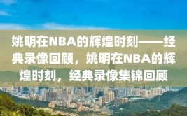 姚明在NBA的辉煌时刻——经典录像回顾，姚明在NBA的辉煌时刻，经典录像集锦回顾