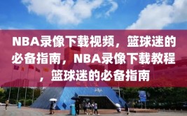 NBA录像下载视频，篮球迷的必备指南，NBA录像下载教程，篮球迷的必备指南