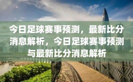 今日足球赛事预测，最新比分消息解析，今日足球赛事预测与最新比分消息解析