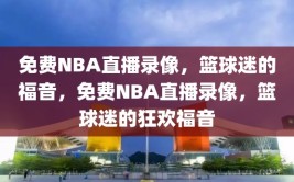 免费NBA直播录像，篮球迷的福音，免费NBA直播录像，篮球迷的狂欢福音