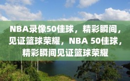 NBA录像50佳球，精彩瞬间，见证篮球荣耀，NBA 50佳球，精彩瞬间见证篮球荣耀