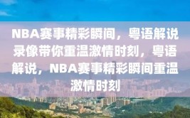 NBA赛事精彩瞬间，粤语解说录像带你重温激情时刻，粤语解说，NBA赛事精彩瞬间重温激情时刻