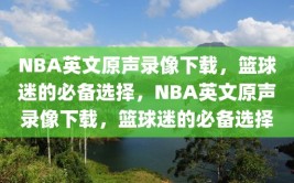 NBA英文原声录像下载，篮球迷的必备选择，NBA英文原声录像下载，篮球迷的必备选择