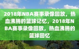 2018年NBA赛事录像回放，热血沸腾的篮球记忆，2018年NBA赛事录像回放，热血沸腾的篮球回忆