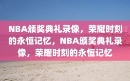 NBA颁奖典礼录像，荣耀时刻的永恒记忆，NBA颁奖典礼录像，荣耀时刻的永恒记忆