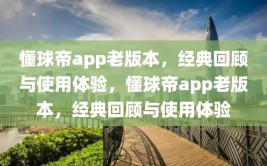 懂球帝app老版本，经典回顾与使用体验，懂球帝app老版本，经典回顾与使用体验