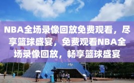 NBA全场录像回放免费观看，尽享篮球盛宴，免费观看NBA全场录像回放，畅享篮球盛宴