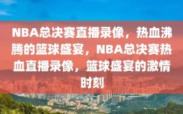 NBA总决赛直播录像，热血沸腾的篮球盛宴，NBA总决赛热血直播录像，篮球盛宴的激情时刻