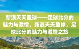 新浪天天盈球——足球比分的魅力与激情，新浪天天盈球，足球比分的魅力与激情之旅