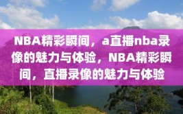 NBA精彩瞬间，a直播nba录像的魅力与体验，NBA精彩瞬间，直播录像的魅力与体验