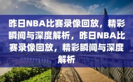 昨日NBA比赛录像回放，精彩瞬间与深度解析，昨日NBA比赛录像回放，精彩瞬间与深度解析