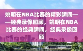 姚明在NBA比赛的精彩瞬间——经典录像回顾，姚明在NBA比赛的经典瞬间，经典录像回顾