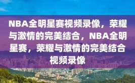 NBA全明星赛视频录像，荣耀与激情的完美结合，NBA全明星赛，荣耀与激情的完美结合视频录像