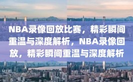 NBA录像回放比赛，精彩瞬间重温与深度解析，NBA录像回放，精彩瞬间重温与深度解析