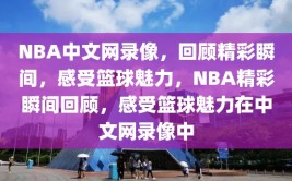 NBA中文网录像，回顾精彩瞬间，感受篮球魅力，NBA精彩瞬间回顾，感受篮球魅力在中文网录像中