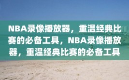 NBA录像播放器，重温经典比赛的必备工具，NBA录像播放器，重温经典比赛的必备工具