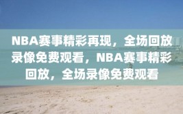 NBA赛事精彩再现，全场回放录像免费观看，NBA赛事精彩回放，全场录像免费观看