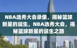 NBA选秀大会录像，揭秘篮球新星的诞生，NBA选秀大会，揭秘篮球新星的诞生之路