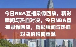 今日NBA直播录像回放，精彩瞬间与热血对决，今日NBA直播录像回放，精彩瞬间与热血对决的瞬间重温