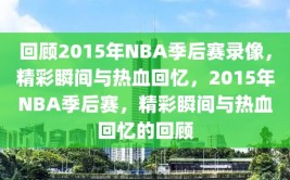 回顾2015年NBA季后赛录像，精彩瞬间与热血回忆，2015年NBA季后赛，精彩瞬间与热血回忆的回顾