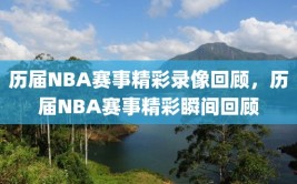 历届NBA赛事精彩录像回顾，历届NBA赛事精彩瞬间回顾