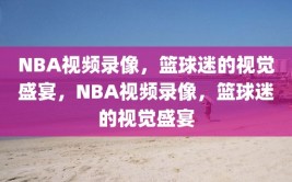 NBA视频录像，篮球迷的视觉盛宴，NBA视频录像，篮球迷的视觉盛宴