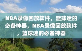 NBA录像回放软件，篮球迷的必备神器，NBA录像回放软件，篮球迷的必备神器