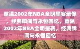 重温2002年NBA全明星赛录像，经典瞬间与永恒回忆，重温2002年NBA全明星赛，经典瞬间与永恒回忆