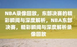 NBA录像回放，东部决赛的精彩瞬间与深度解析，NBA东部决赛，精彩瞬间与深度解析录像回放